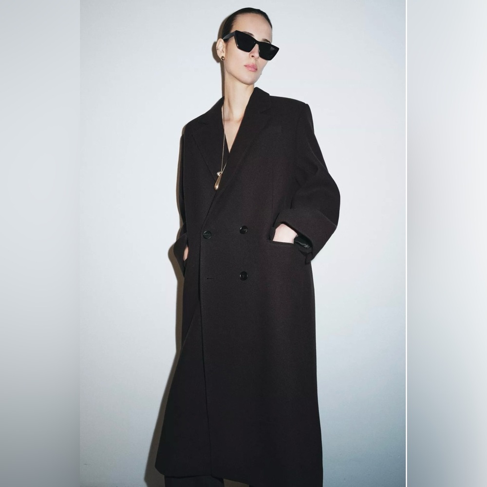 ZW OVERSIZED DOUBLE-BREASTED WOOL COAT
